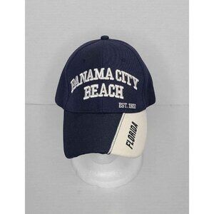 KYS Design Hat Panama City Beach Florida Blue/White Adj Back Strap